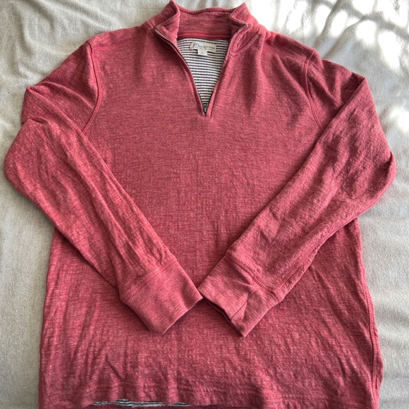 JCrew Knit Goods Quarter Zip pullover sweater Men’s size Medium - Picture 2 of 5